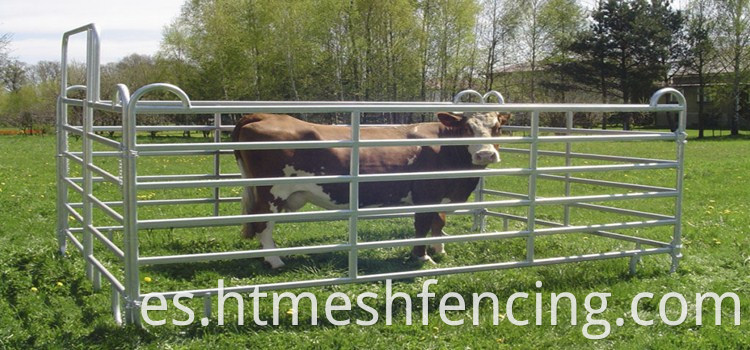 Panel de corral de la cerca del ganado del ganado galvanizado.